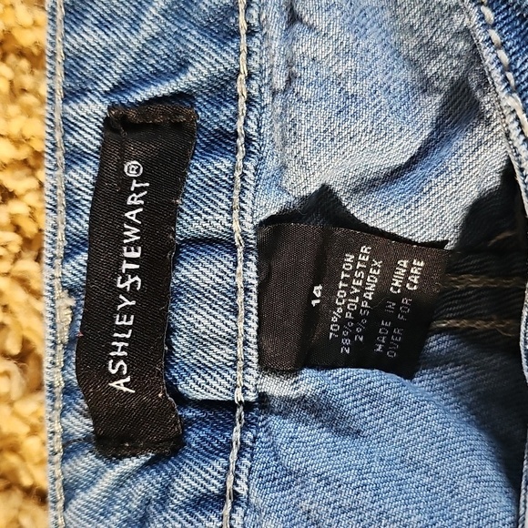 Vintage 80s Zippered Jeans Size 14 - Picture 6 of 11